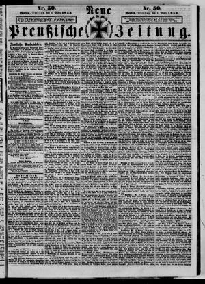 Neue preußische Zeitung vom 01.03.1853