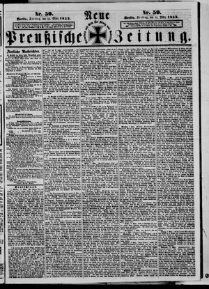 Neue preußische Zeitung vom 11.03.1853