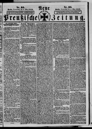 Neue preußische Zeitung vom 17.03.1853