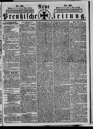 Neue preußische Zeitung vom 18.03.1853