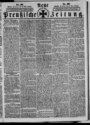 Neue preußische Zeitung vom 20.03.1853