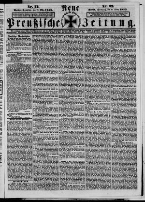 Neue preußische Zeitung vom 27.03.1853