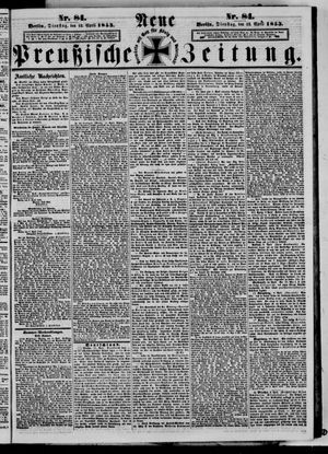 Neue preußische Zeitung vom 12.04.1853