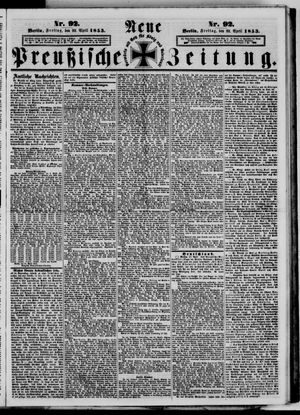 Neue preußische Zeitung vom 22.04.1853