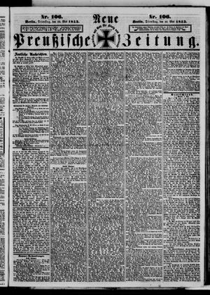Neue preußische Zeitung vom 10.05.1853