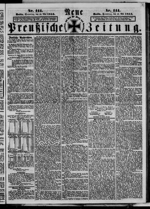 Neue preußische Zeitung vom 15.05.1853