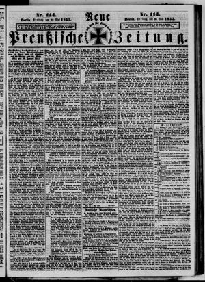 Neue preußische Zeitung vom 20.05.1853