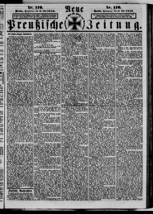 Neue preußische Zeitung vom 22.05.1853