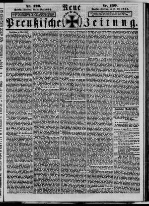 Neue preußische Zeitung vom 27.05.1853