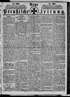 Neue preußische Zeitung vom 15.06.1853