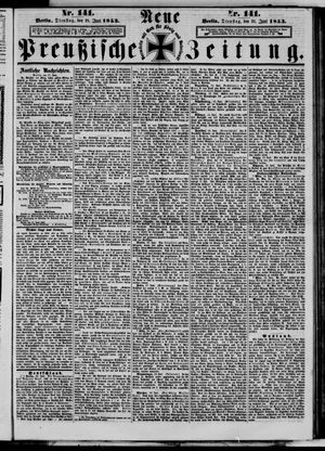 Neue preußische Zeitung on Jun 21, 1853