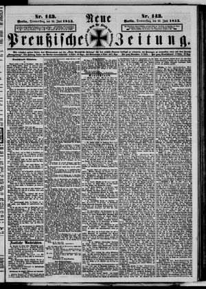 Neue preußische Zeitung vom 23.06.1853