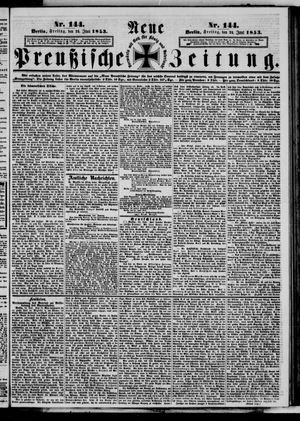 Neue preußische Zeitung vom 24.06.1853