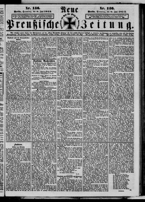 Neue preußische Zeitung vom 26.06.1853