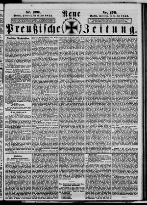 Neue preußische Zeitung vom 24.07.1853