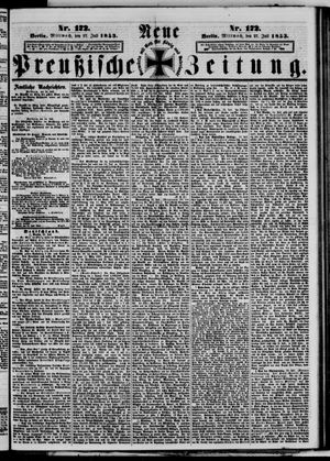 Neue preußische Zeitung vom 27.07.1853
