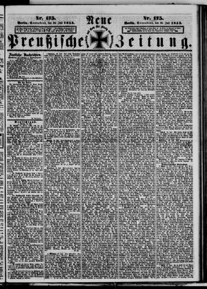 Neue preußische Zeitung vom 30.07.1853