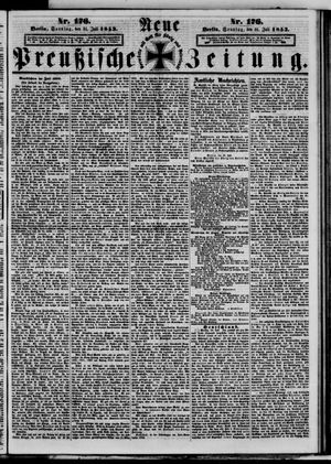 Neue preußische Zeitung vom 31.07.1853