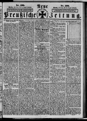 Neue preußische Zeitung vom 19.08.1853
