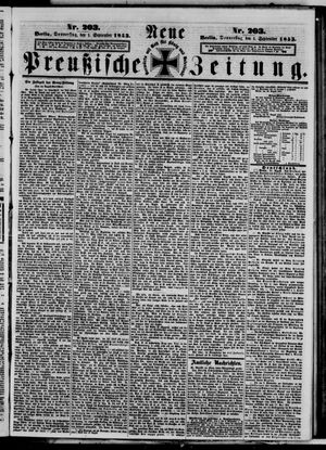 Neue preußische Zeitung on Sep 1, 1853