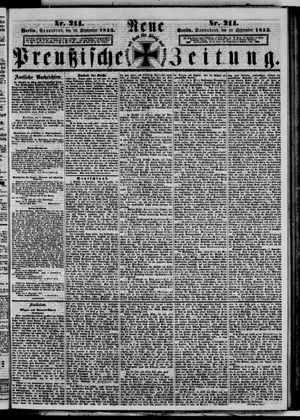 Neue preußische Zeitung vom 10.09.1853