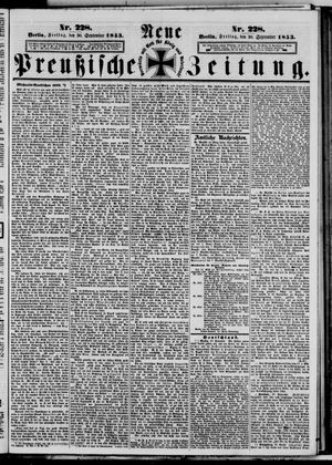 Neue preußische Zeitung vom 30.09.1853