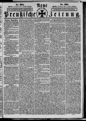 Neue preußische Zeitung vom 04.10.1853