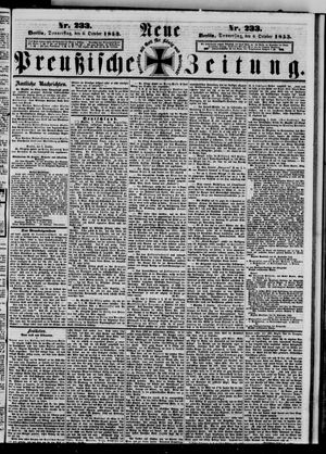 Neue preußische Zeitung on Oct 6, 1853
