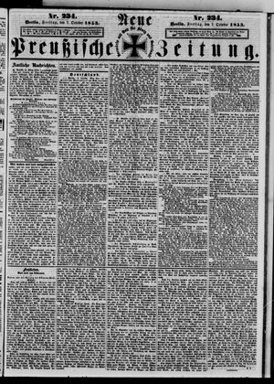 Neue preußische Zeitung vom 07.10.1853