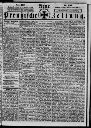 Neue preußische Zeitung vom 11.10.1853