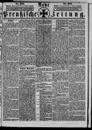 Neue preußische Zeitung vom 15.10.1853