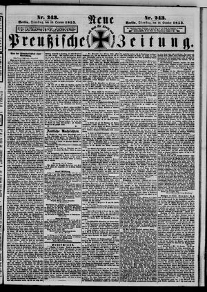 Neue preußische Zeitung vom 18.10.1853