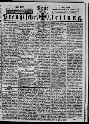 Neue preußische Zeitung vom 22.10.1853