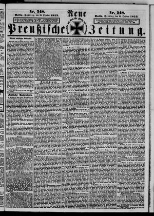 Neue preußische Zeitung vom 23.10.1853