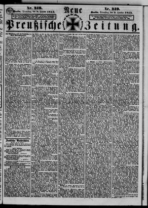 Neue preußische Zeitung vom 25.10.1853