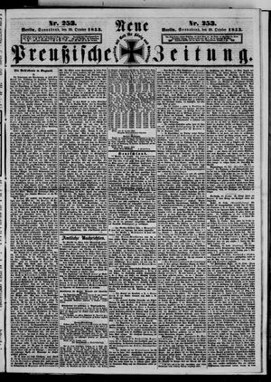 Neue preußische Zeitung vom 29.10.1853