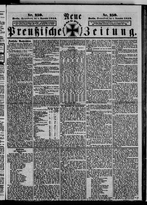 Neue preußische Zeitung vom 05.11.1853