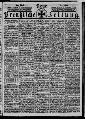 Neue preußische Zeitung vom 06.11.1853