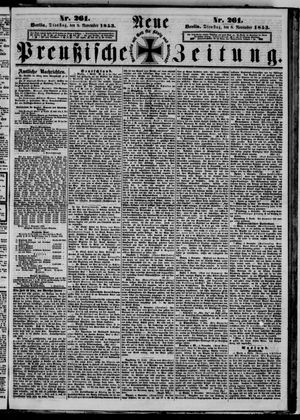 Neue preußische Zeitung vom 08.11.1853