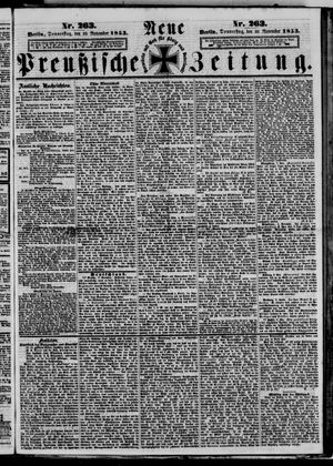 Neue preußische Zeitung vom 10.11.1853
