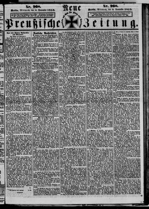 Neue preußische Zeitung vom 16.11.1853