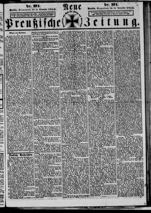 Neue preußische Zeitung vom 19.11.1853