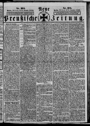 Neue preußische Zeitung vom 23.11.1853