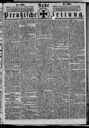 Neue preußische Zeitung vom 24.11.1853