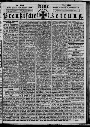 Neue preußische Zeitung on Nov 25, 1853