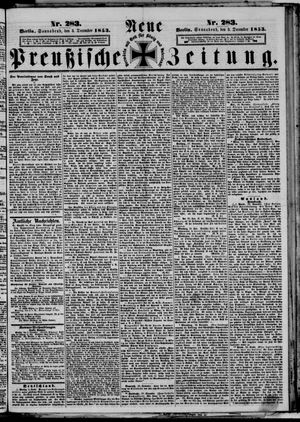 Neue preußische Zeitung vom 03.12.1853