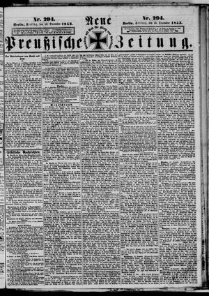 Neue preußische Zeitung vom 16.12.1853