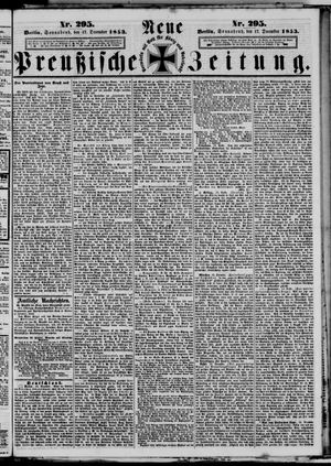 Neue preußische Zeitung vom 17.12.1853