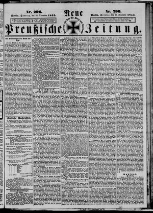 Neue preußische Zeitung vom 18.12.1853
