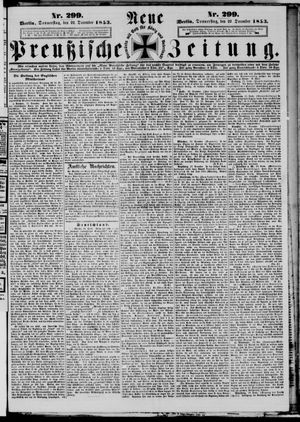 Neue preußische Zeitung vom 22.12.1853